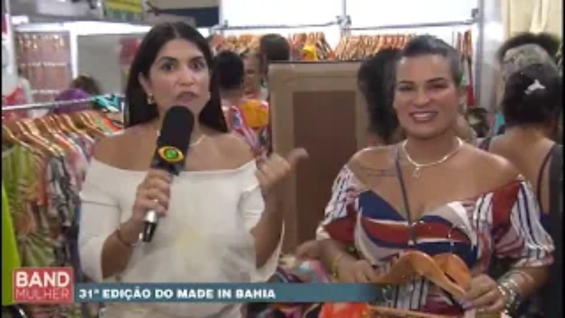 A feira Made in Bahia 2022 no Band Mulher_